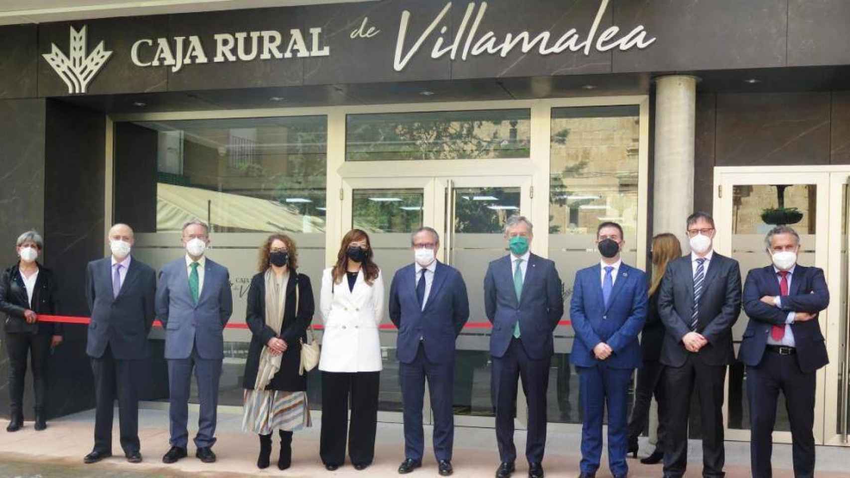 Inauguración de las nuevas instalaciones de Caja Rural de Villamalea
