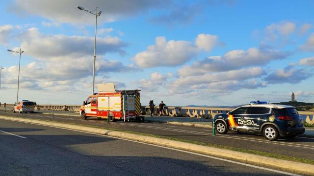 Encuentran el cuerpo sin vida de un hombre en el Paseo Marítimo de A Coruña