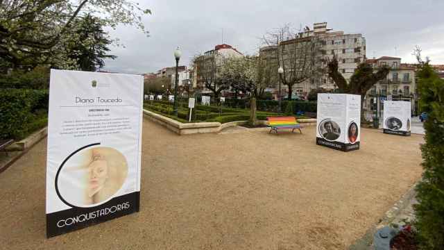 Exposición al aire libre Conquistadoras.