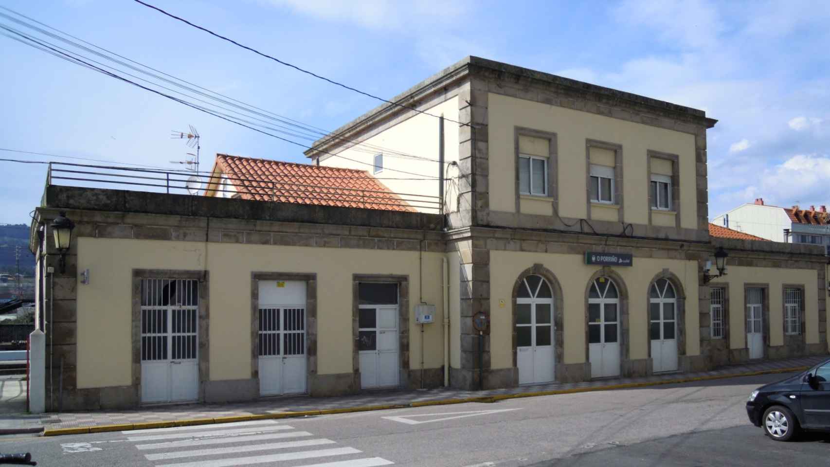 Estación de tren de O Porriño.