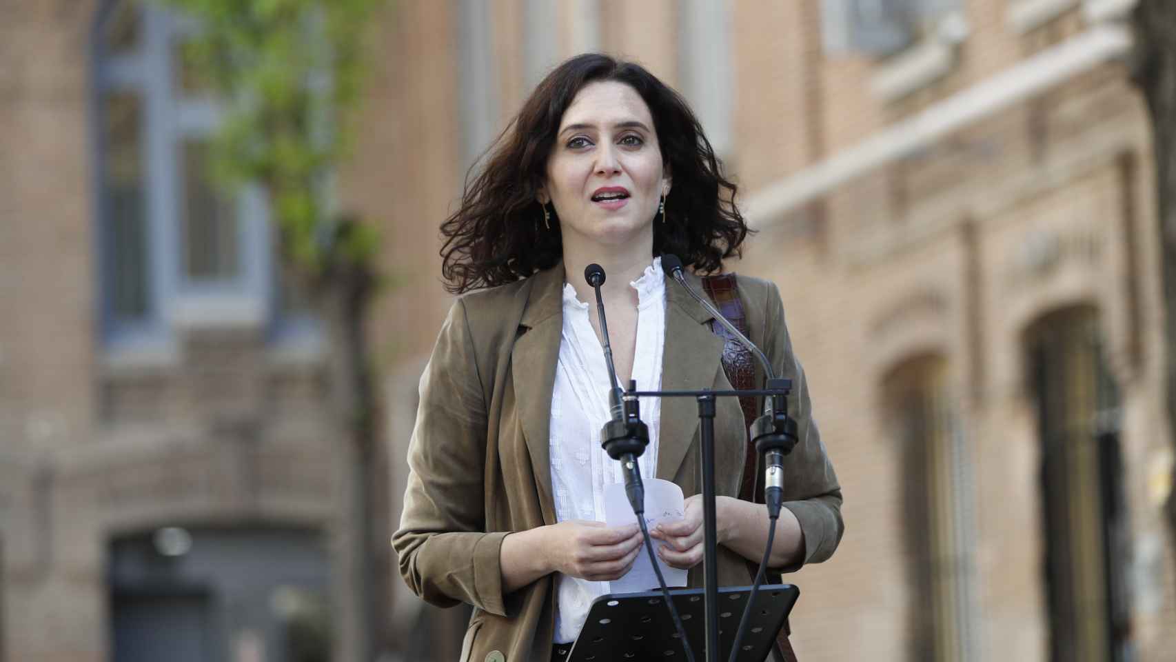 La candidata del Partido Popular, Isabel Díaz Ayuso.