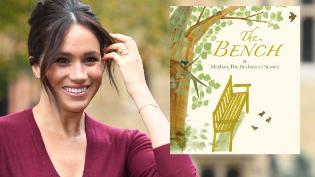 Meghan Markle en montaje de JALEOS junto a la portada del libro.