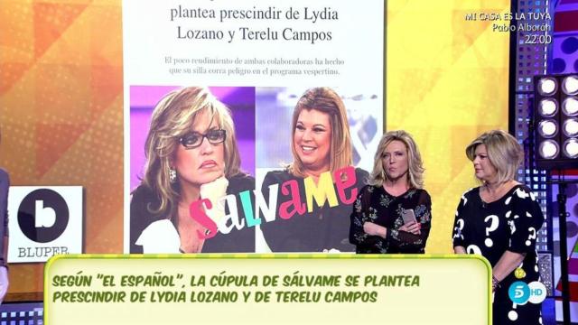 Lydia y Terelu se enteraron de que la cúpula planeaba su despido por una noticia de BLUPER.