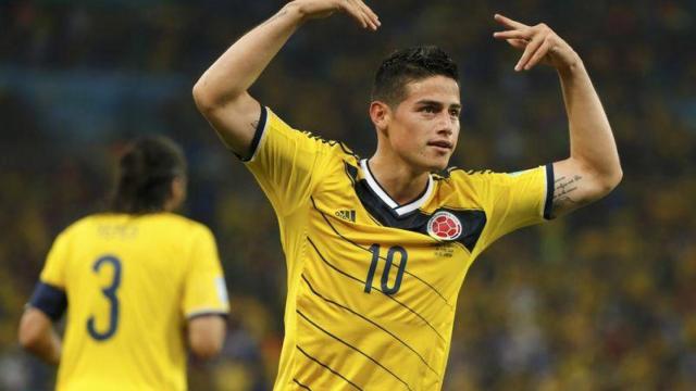 James Rodríguez con Colombia