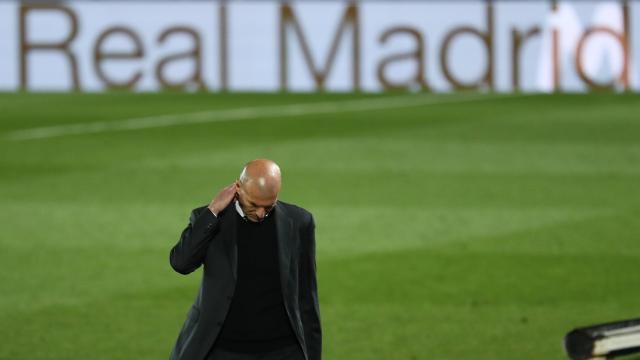 Zidane, en el estadio Alfredo di Stéfano