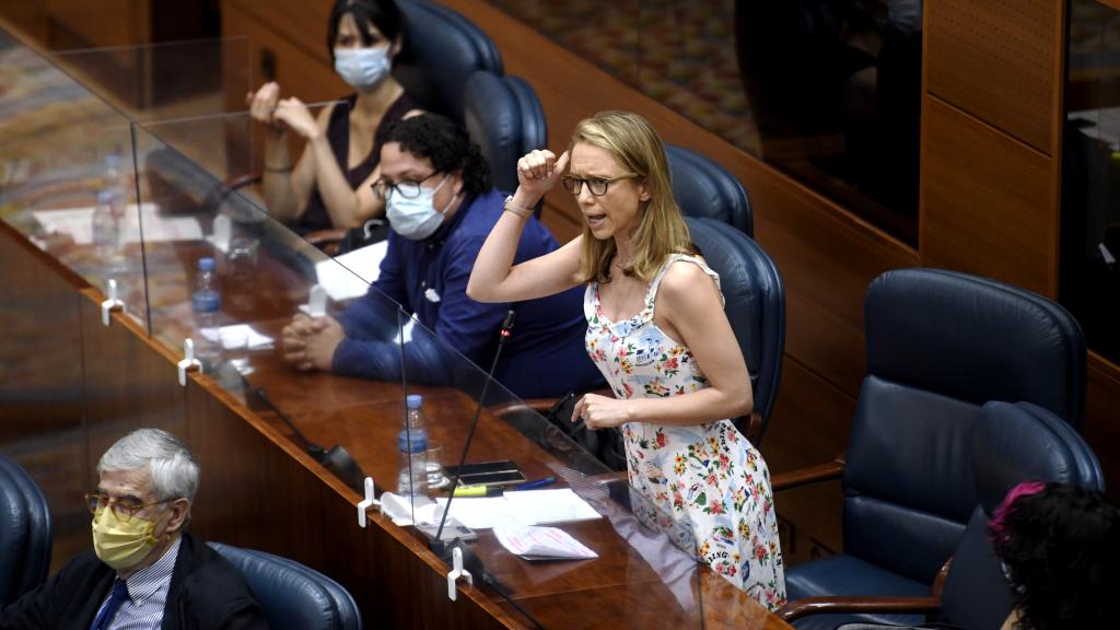 Carolina Alonso, portavoz de Unidas Podemos en la Asamblea de Madrid