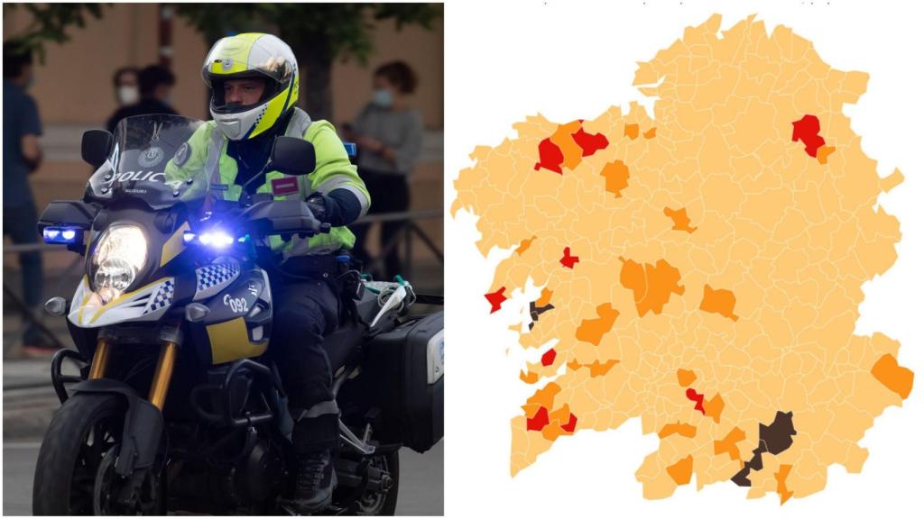 Así será desde el viernes 7 el mapa de Galicia de movilidad, hostelería y restricciones