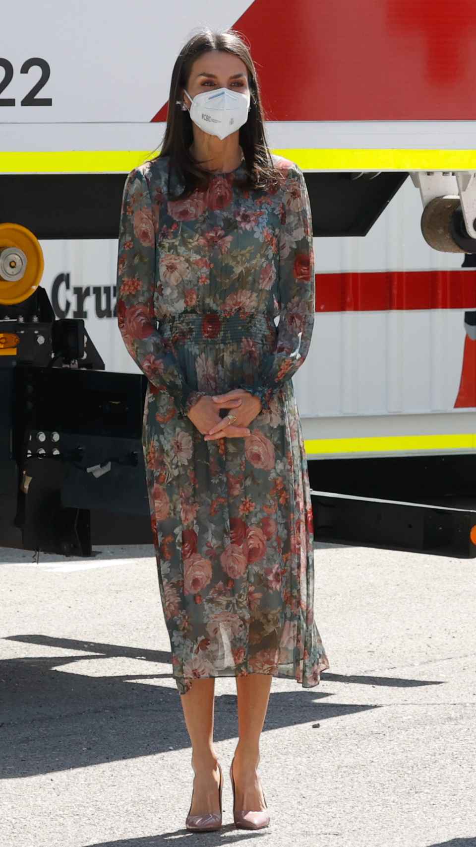 El 'outfit' que ha escogido la Reina para su acto de este miércoles.