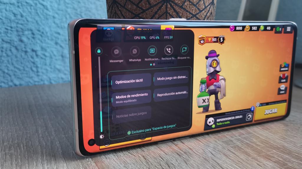 Modo juego en Oppo Find X3 Neo