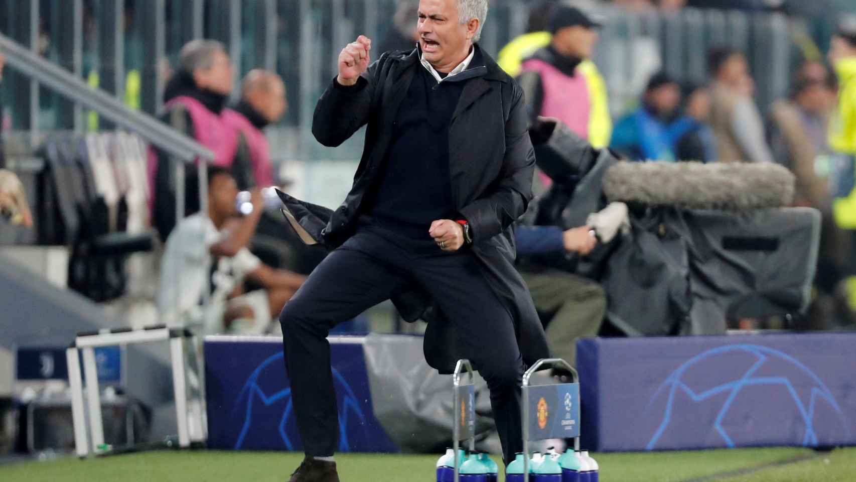 José Mourinho, durante un partido de la Champions League