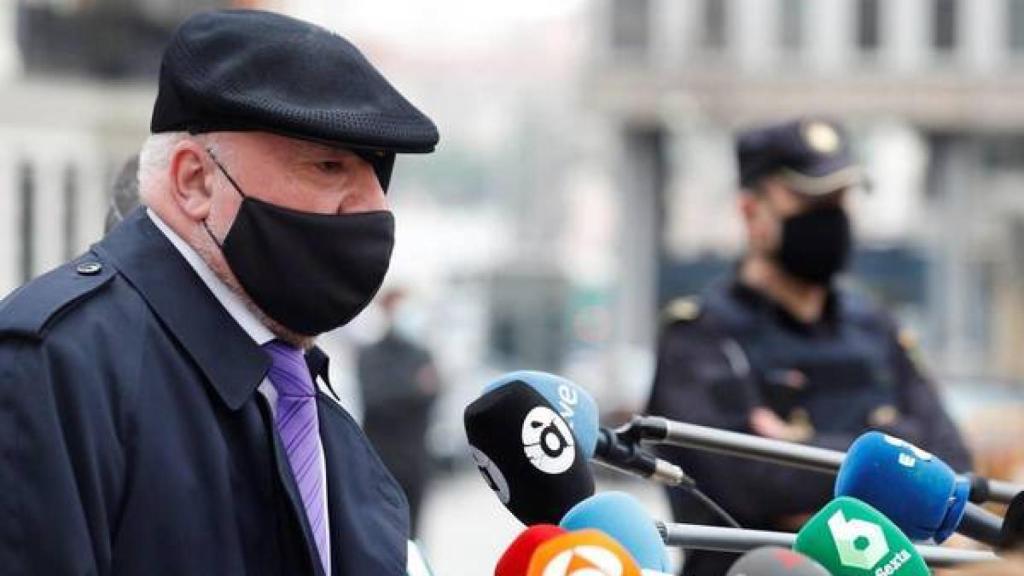 El excomisario Villarejo, a su salida de la cárcel el pasado 3 de marzo./