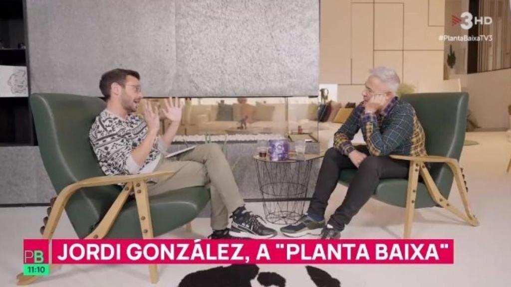Jordi González ha sido entrevistado en 'Planta baixa'.