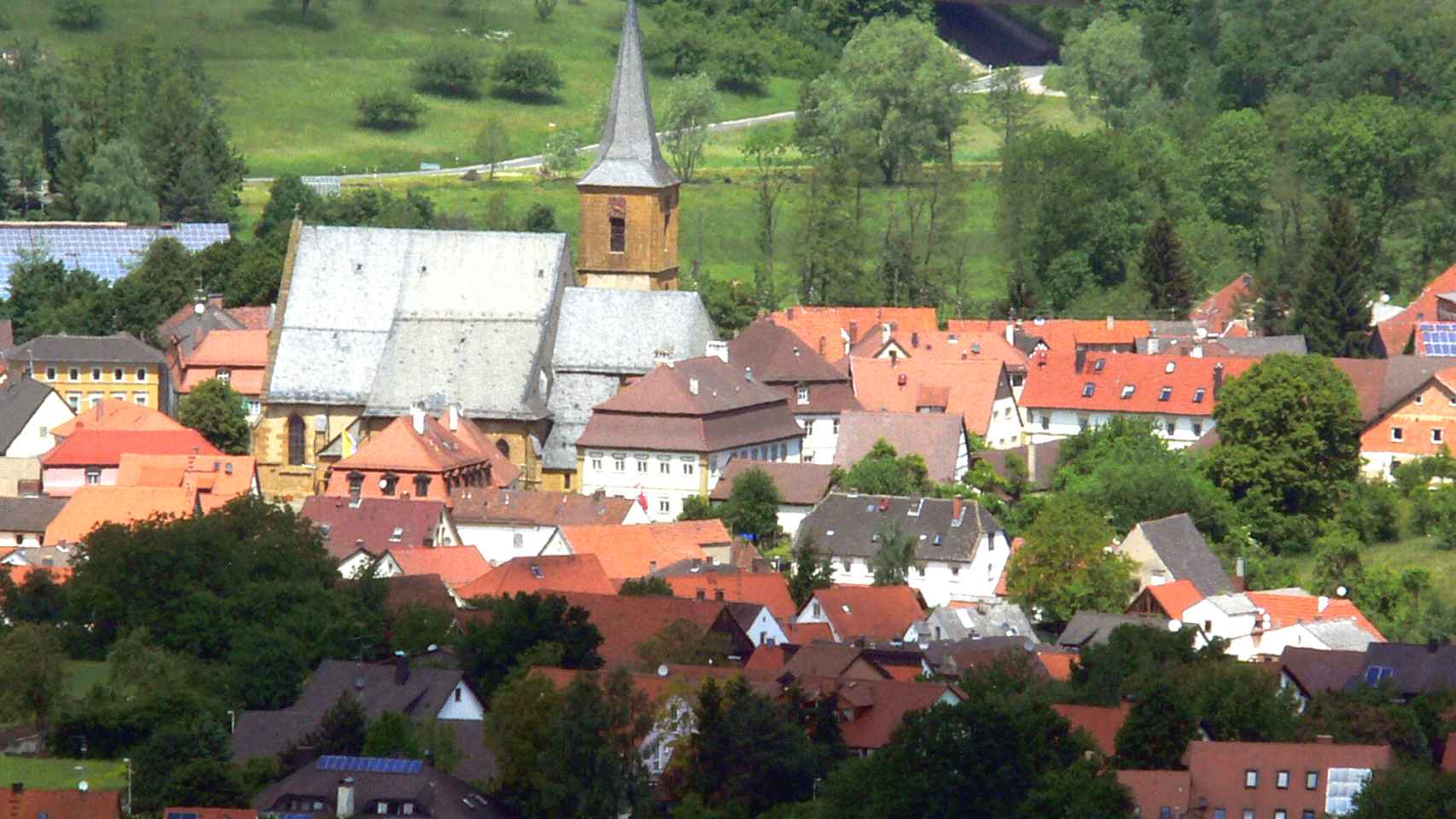 El pueblo alemán de Scheßlitz, en Baviera.