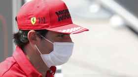 Carlos Sainz en el Gran Premio de España