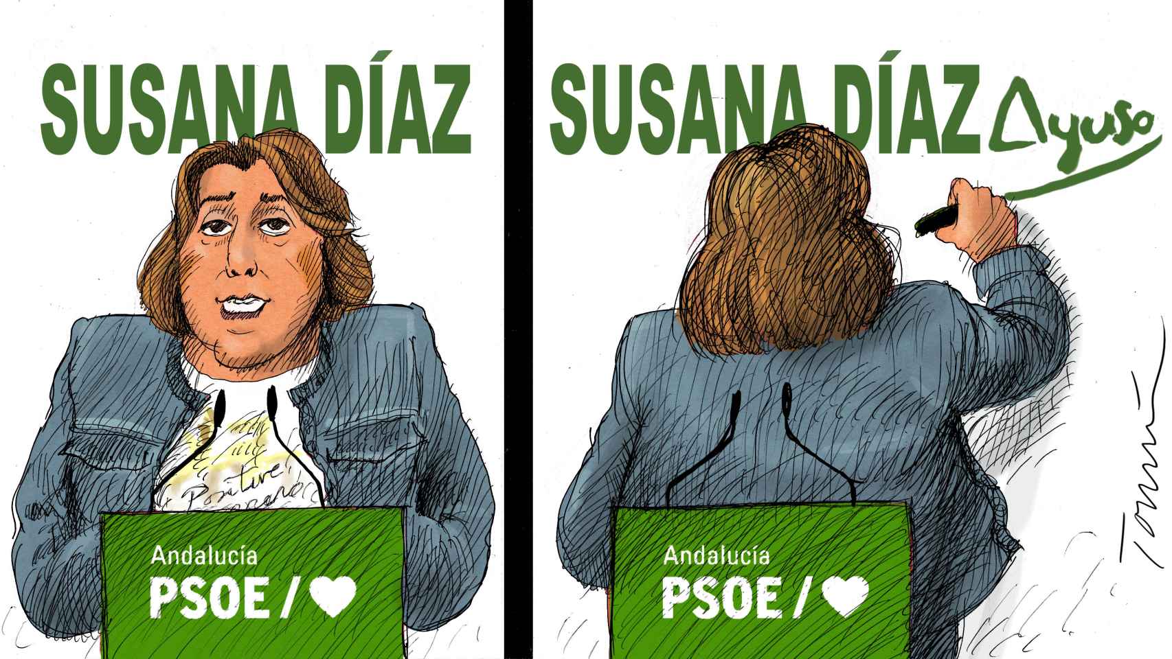 Susana Díaz Ayuso.