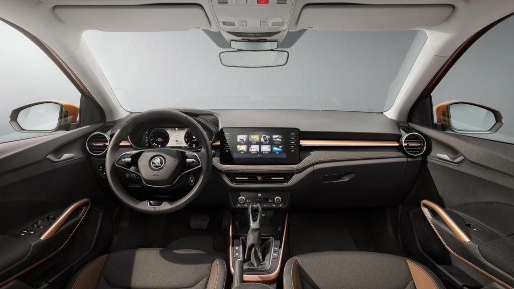 Interior del nuevo Skoda Fabia.