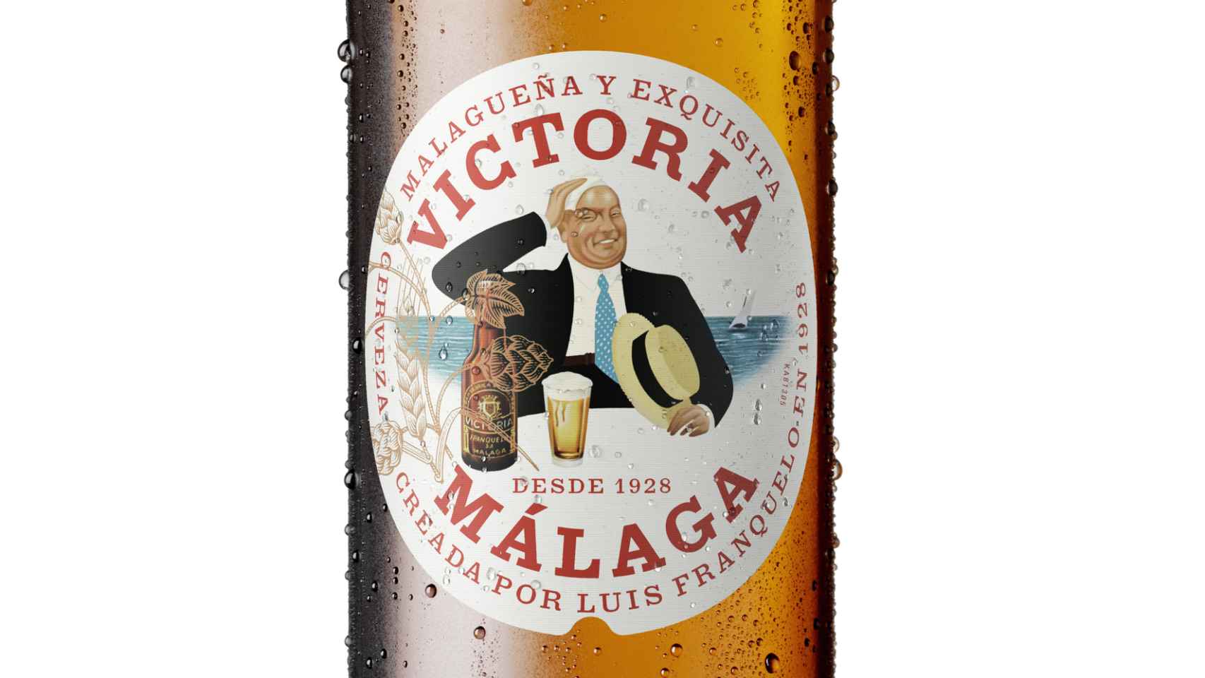 Etiqueta de Cervezas Victoria.