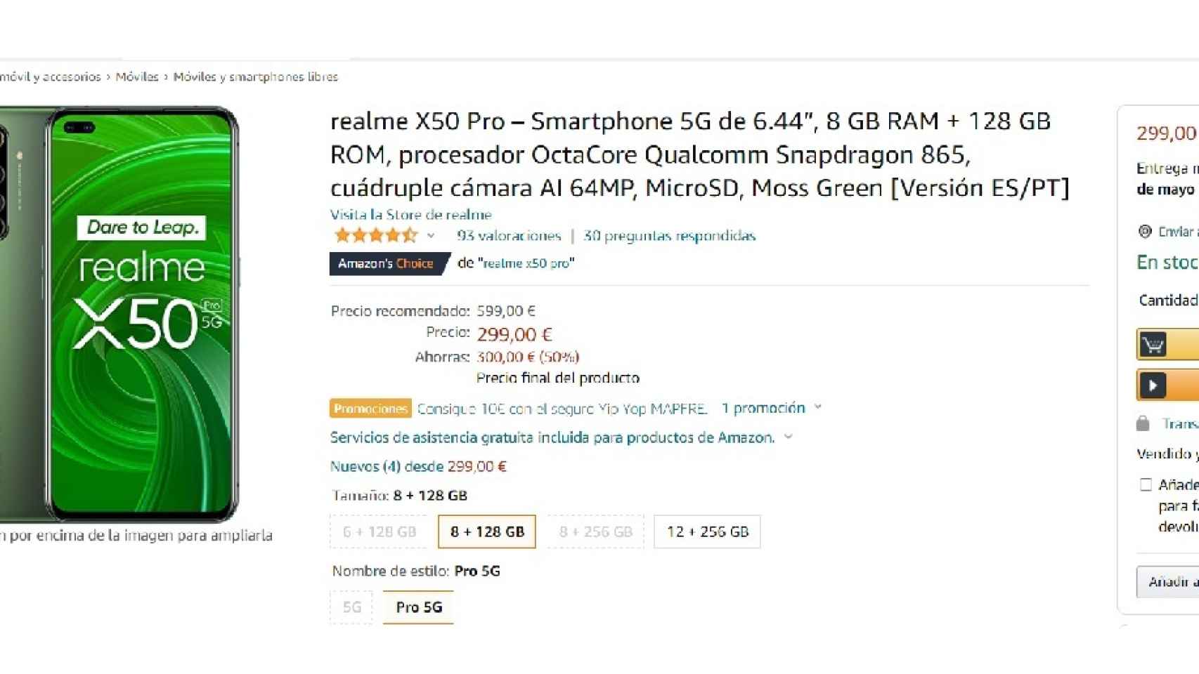 realme X50 Pro Amazon