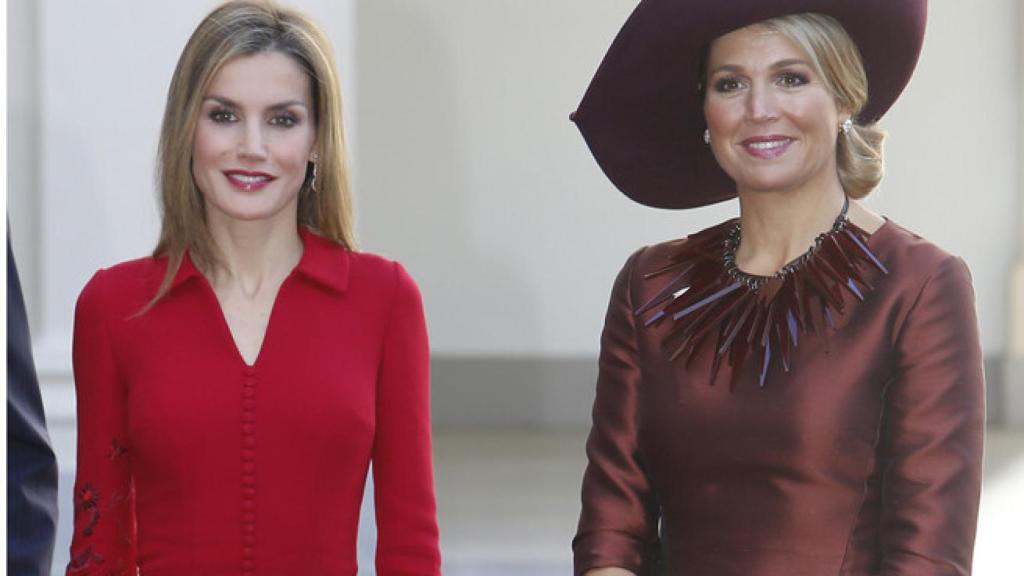 Letizia con Máxima Zorreguieta.