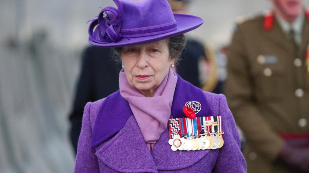 La princesa Ana, en la jornada dedicada al Anzac.