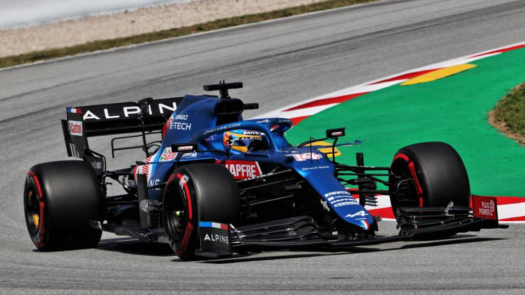 Fernando Alonso rodando con el A521 en Motmeló