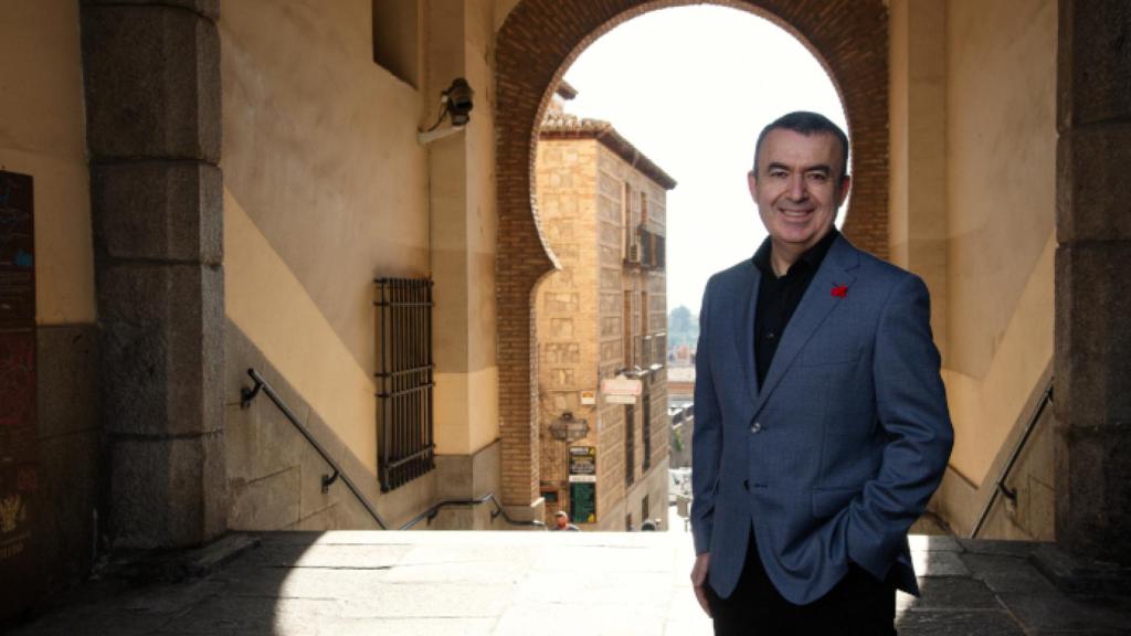 Lorenzo Silva durante la presentación de 'Castellano' en Toledo. Foto: Carlos Ruiz