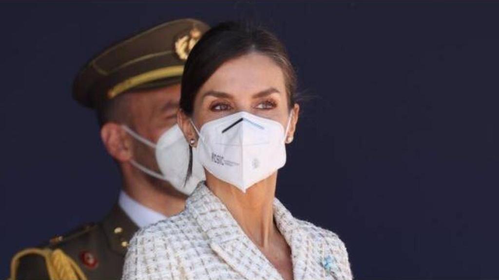 La reina Letizia este viernes en Colmenar Viejo