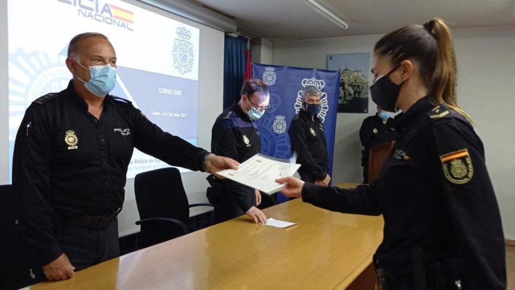 Clausura del curso de la Policía Nacional para formar a 23 agentes de la región como integrantes de los distintos Grupos Operativos de Respuesta