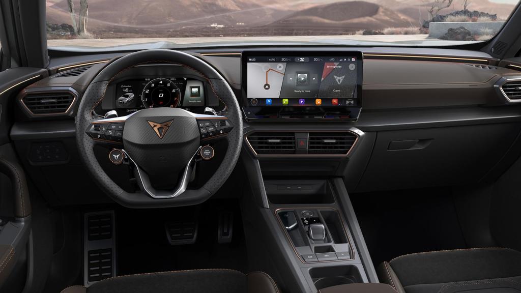 Interior del Cupra Formentor VZ5.