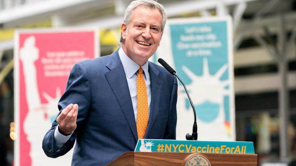 Bill de Blasio, alcalde de Nueva York.