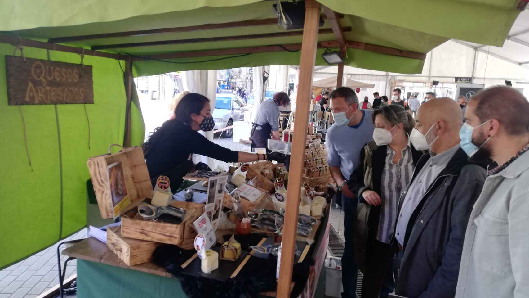 Uno de los expositores de la feria.