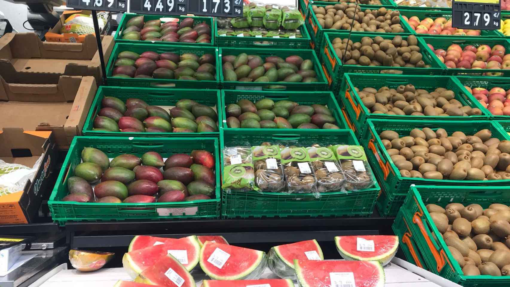Mangos de Brasil en Mercadona.