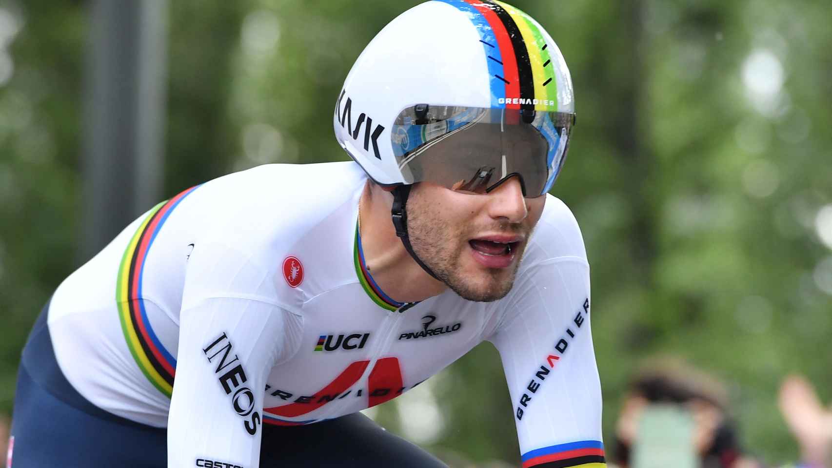 Ganna en la crono inaugural del Giro de Italia 2021