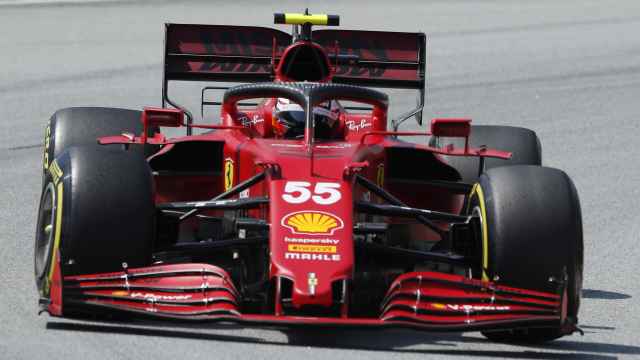 Carlos Sainz en la clasificación del Gran Premio de España de Fórmula 1