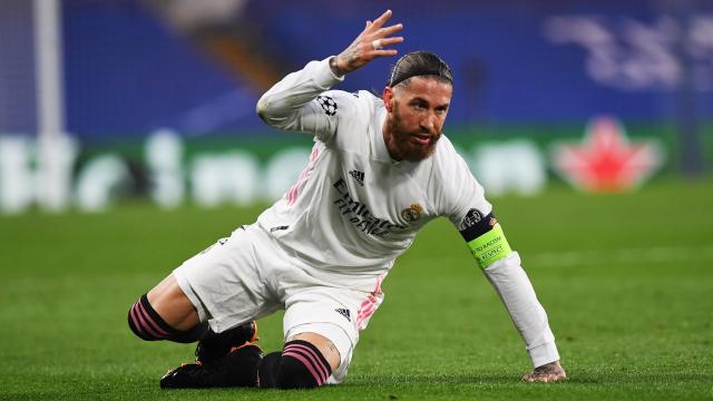 Sergio Ramos, con el Real Madrid