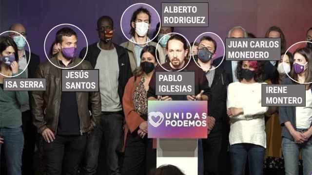 La foto del fin de Podemos: tres condenados, dos investigados y el 'caso Dina' acechando a Iglesias