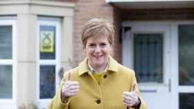 La primera ministra y líder del Partido Nacional Escocés (SNP), Nicola Sturgeon.