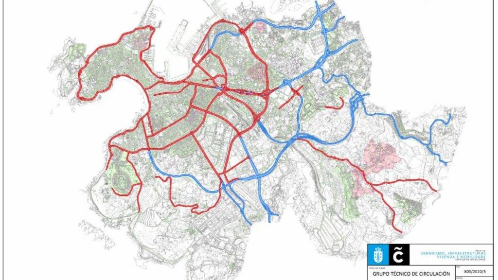 ¿En qué calles de A Coruña se podrán superar los 30 por hora desde el martes 11 de mayo?
