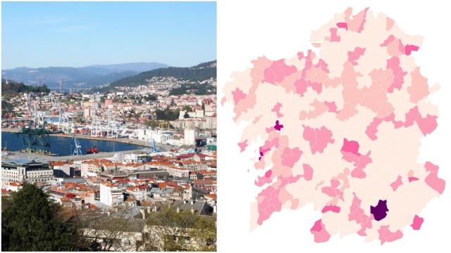 Covid: Los municipios más afectados de Galicia en contagios e incidencia