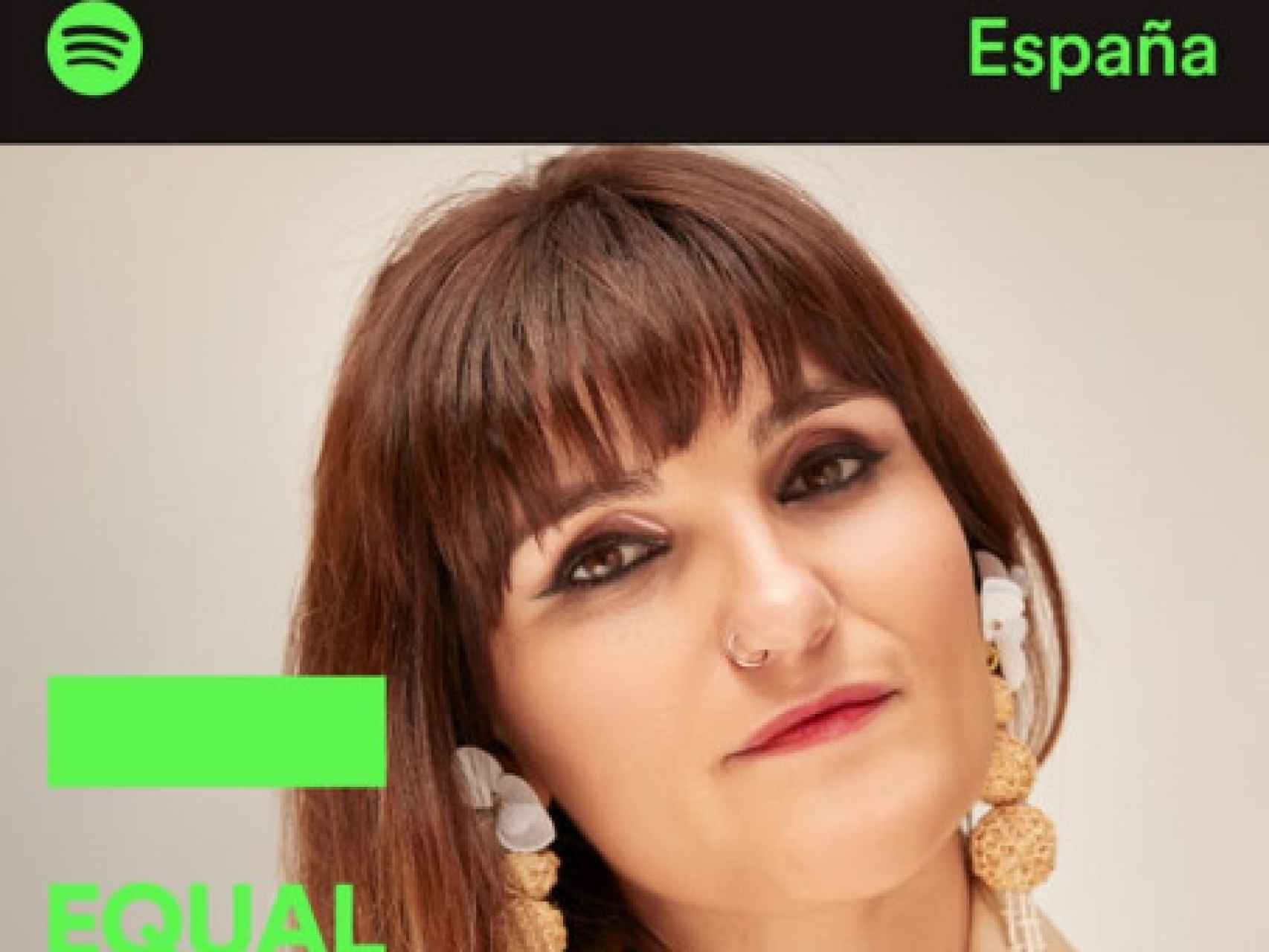 Rozalén es la primera artista en salir en EQUAL España, perteneciente a Spotify.