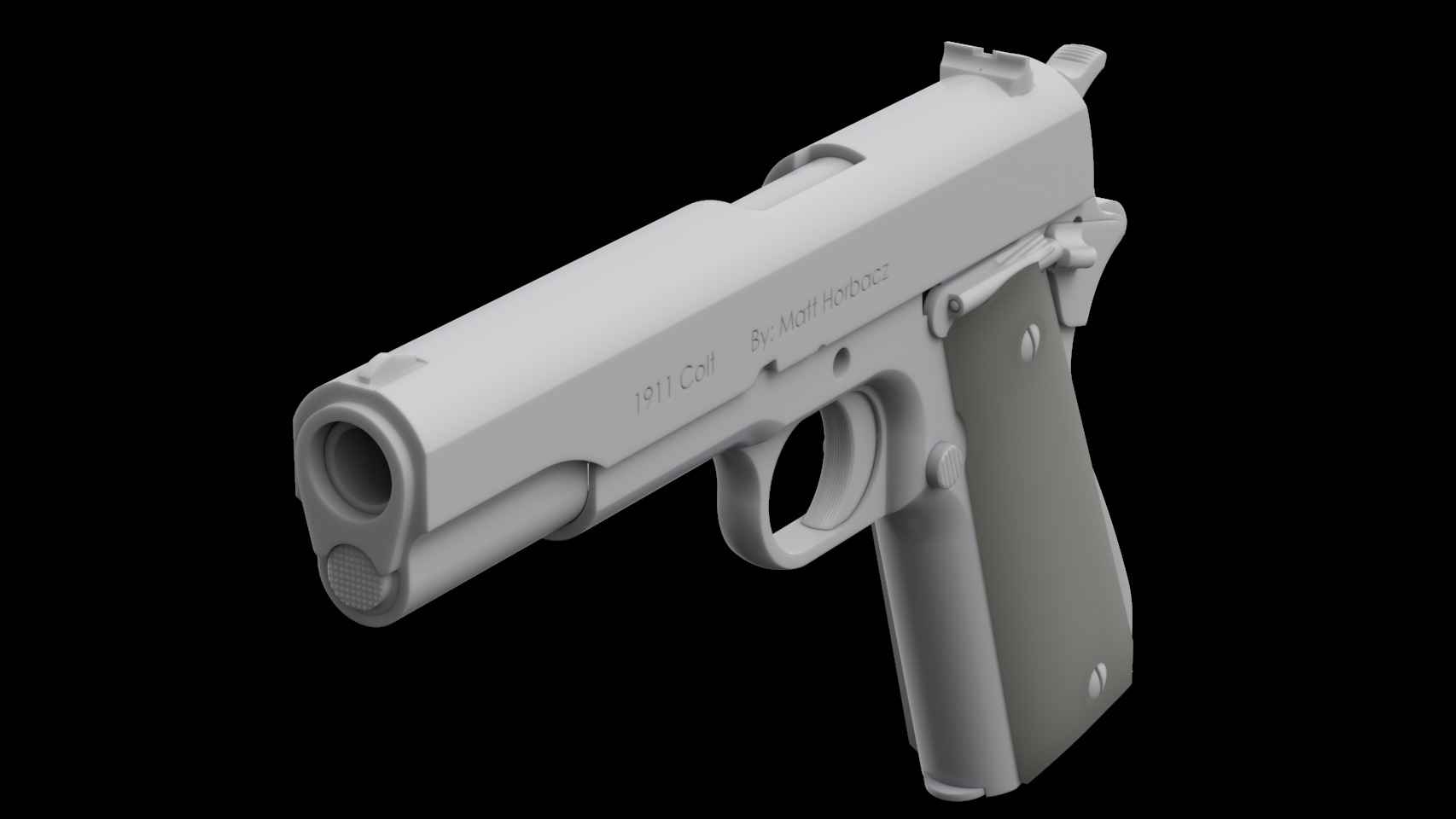 Arma hecha con impresora 3D