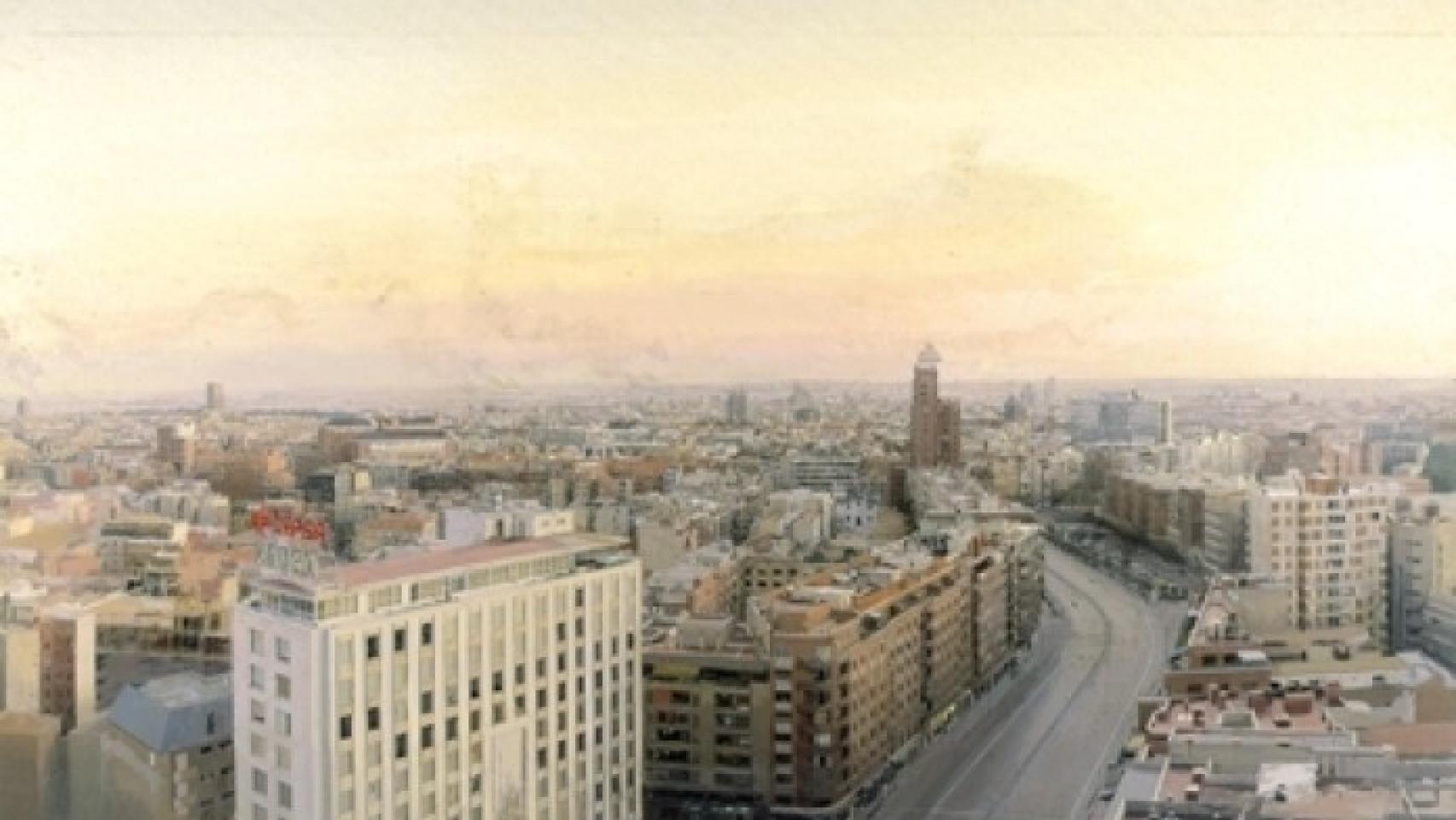 Antonio López: 'Madrid desde Torres Blancas', 1974-1982