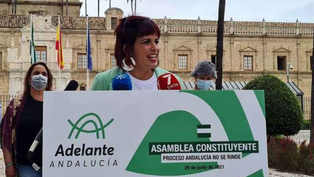 La parlamentaria andaluza Teresa Rodríguez.