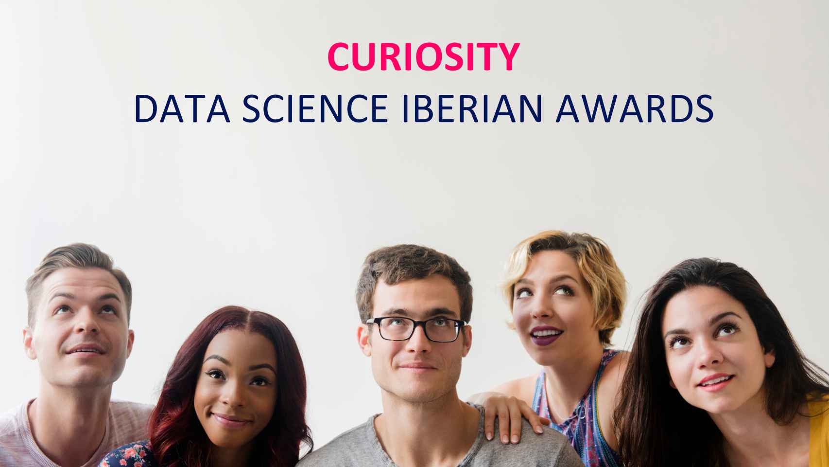 Cartel promocional de los Curiosity Data Science Awards.