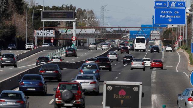 Salida de la A-6, carretera de La Coruña.