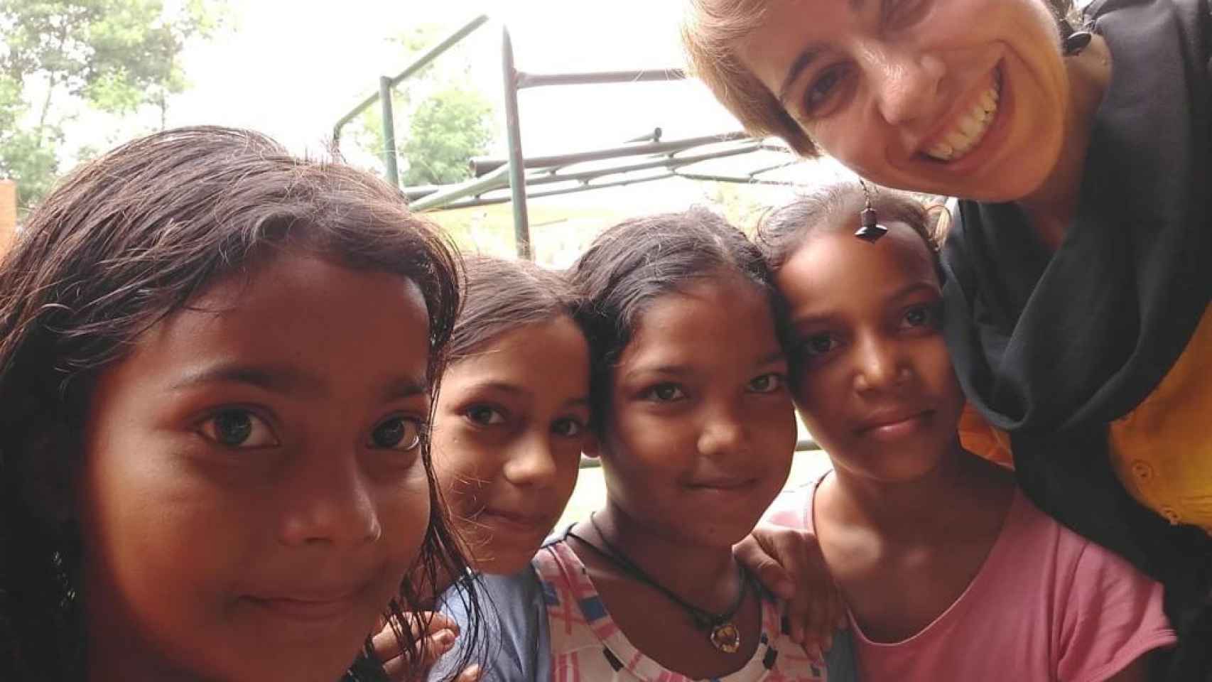 Pepa lleva cinco años en la India, donde es profesora de español y colabora con una ONG.