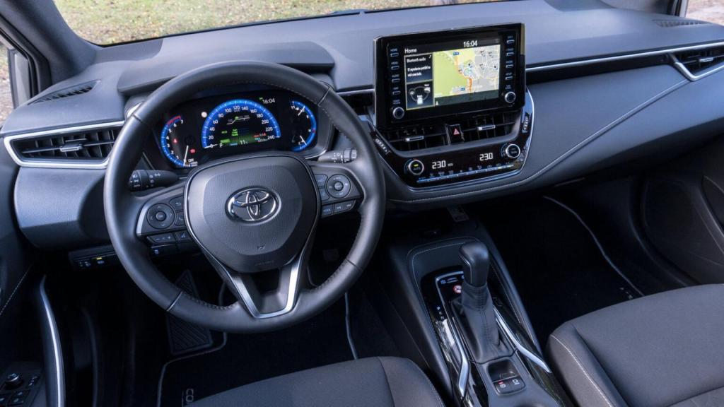 Interior del Toyota Corolla.