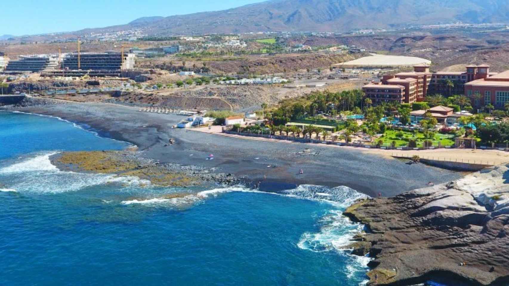 Playa de La Enramada (Adeje, Canarias).