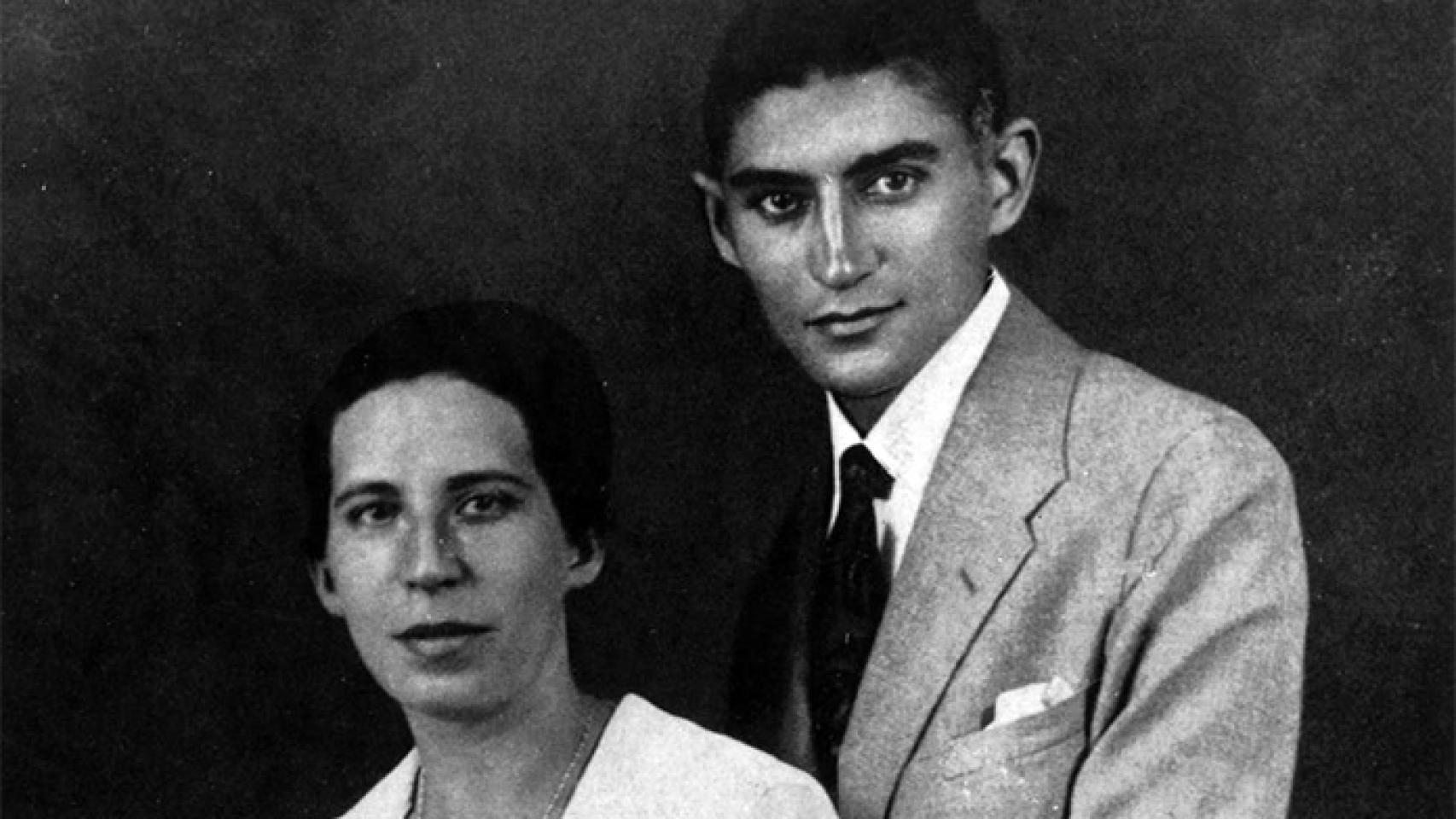 Franzk Kafka y Felice Bauer en 1917