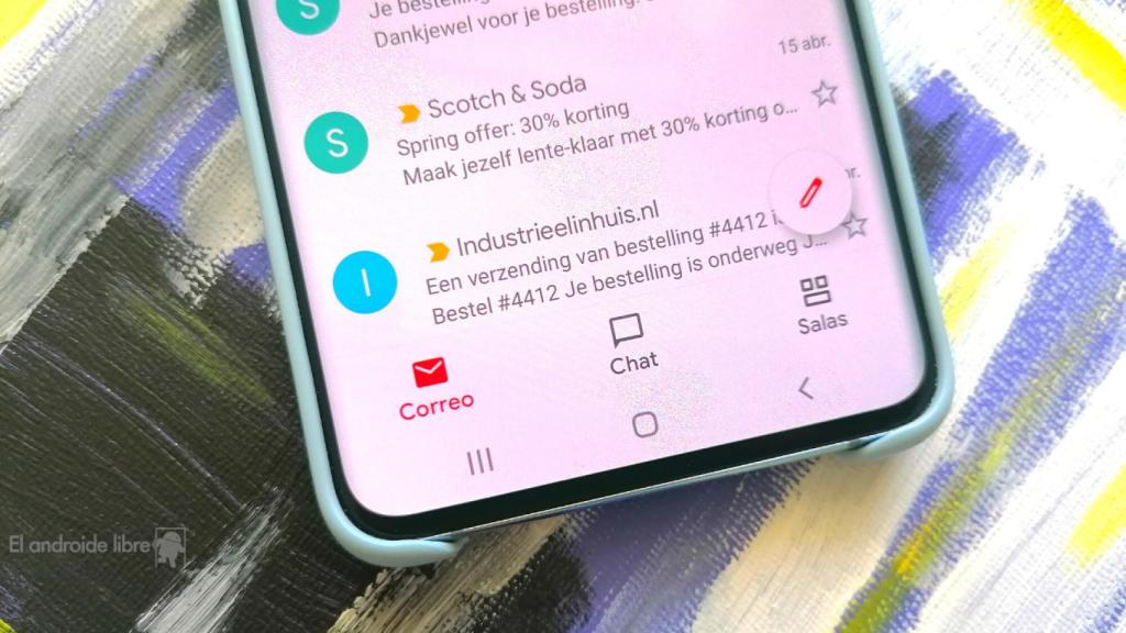 Gmail en Android.